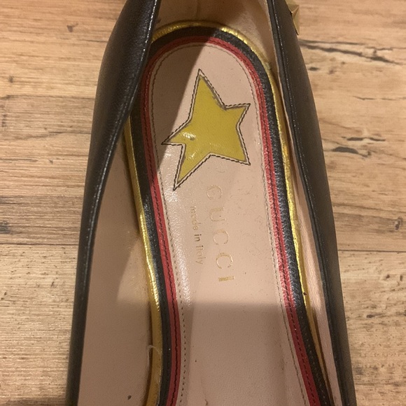 Gucci Web Bow Star Studs Ballet Flat - Picture 3 of 4